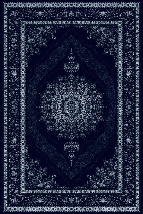 Hand-knotted Persian rug — intricate floral medallion